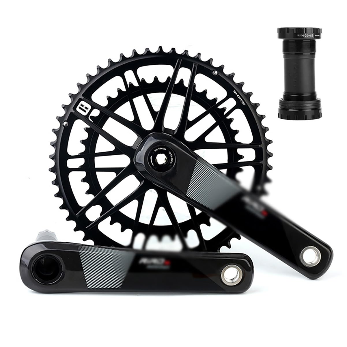 Amazon.co.jp: ASMWVN 170mm ロードバイク クランクアームセット